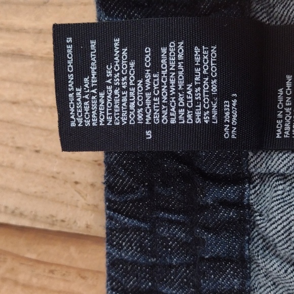 COS High Waist Denim Straight Leg Pants Fits Size 4 - Picture 8 of 13